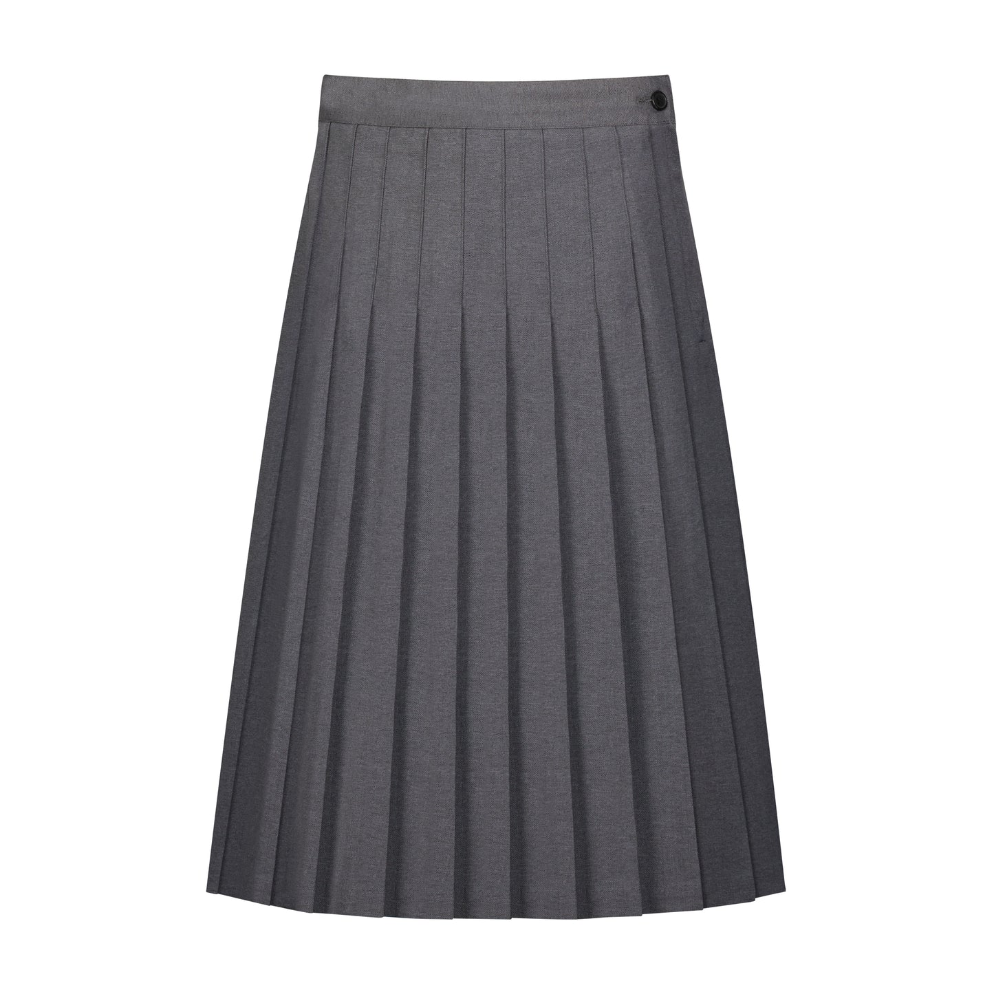 Juniors - Knife Pleat Skirt - Light Grey