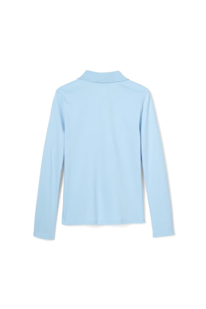 French Toast - Polo Shirt - Light Blue - Picot Collar