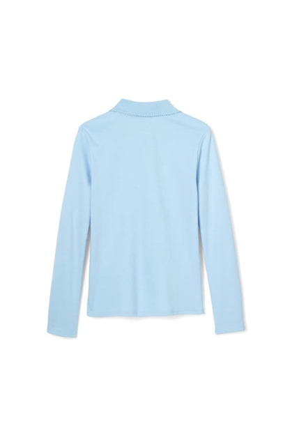 French Toast - Polo Shirt - Light Blue - Picot Collar