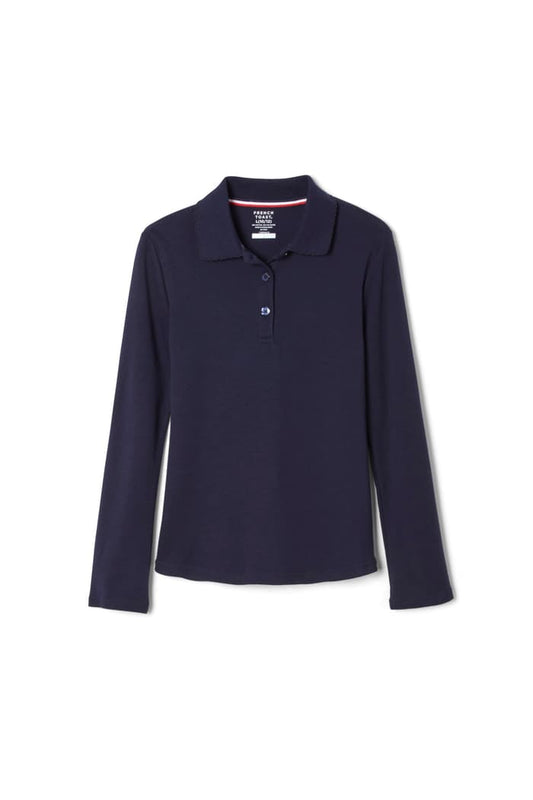 French Toast - Polo Shirt - Dark Navy - Picot Collar