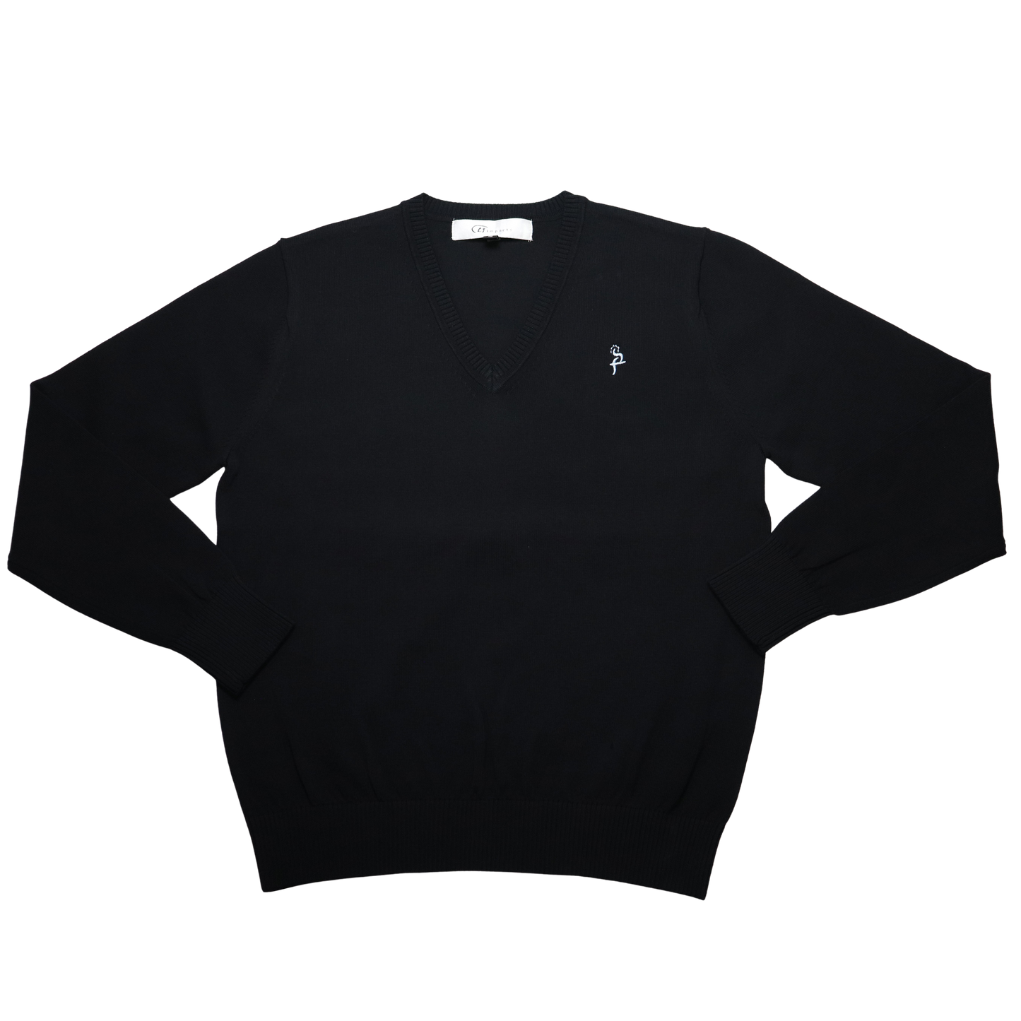 V Neck Sweater - Navy - Bais Kaila