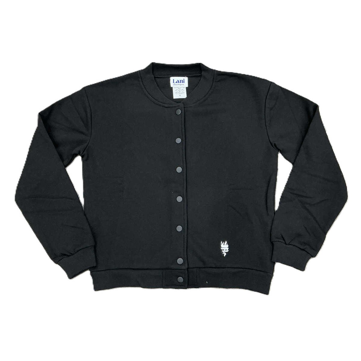 Black Fleece Varsity Jacket - With BYHSL Embroidery