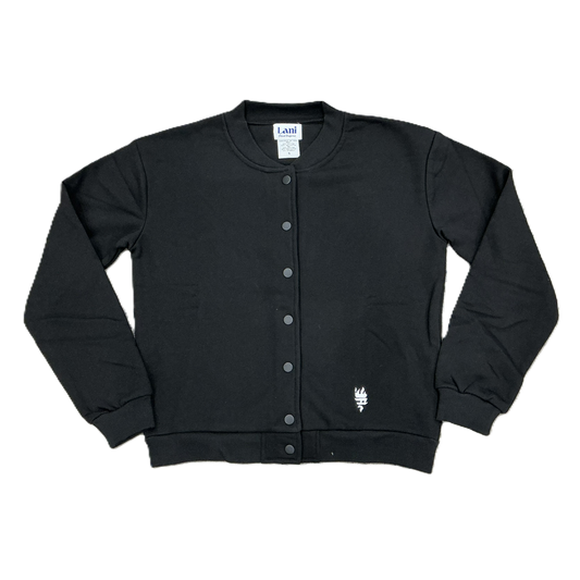 Black Fleece Varsity Jacket - With BYHSL Embroidery
