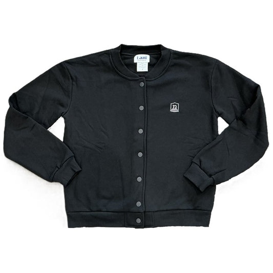 Black Fleece Varsity Jacket - Machon Matel Leah