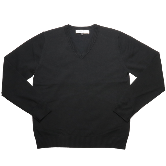 V Neck Sweater - Black