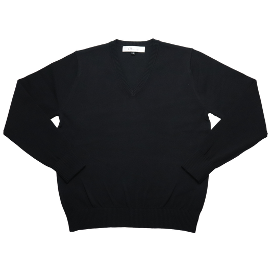 V Neck Sweater - Navy