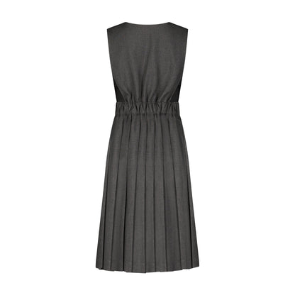 Kids - E5 Knife Pleat Jumper - Dark Grey