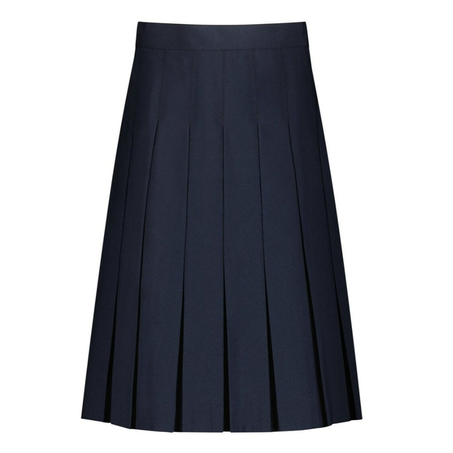 Kids - Box Pleat Skirt - Poplin - BF Navy