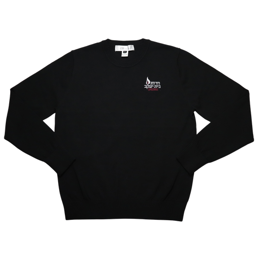 Crew Neck Sweater - Black - Chedvas BY